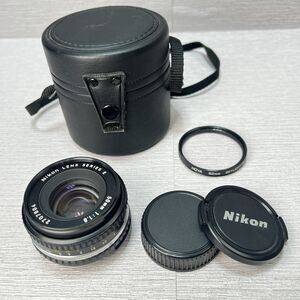 Nikon Lens Series E 50mm 1:1.8 Lens / Hoya 52mm skylight (18) / case